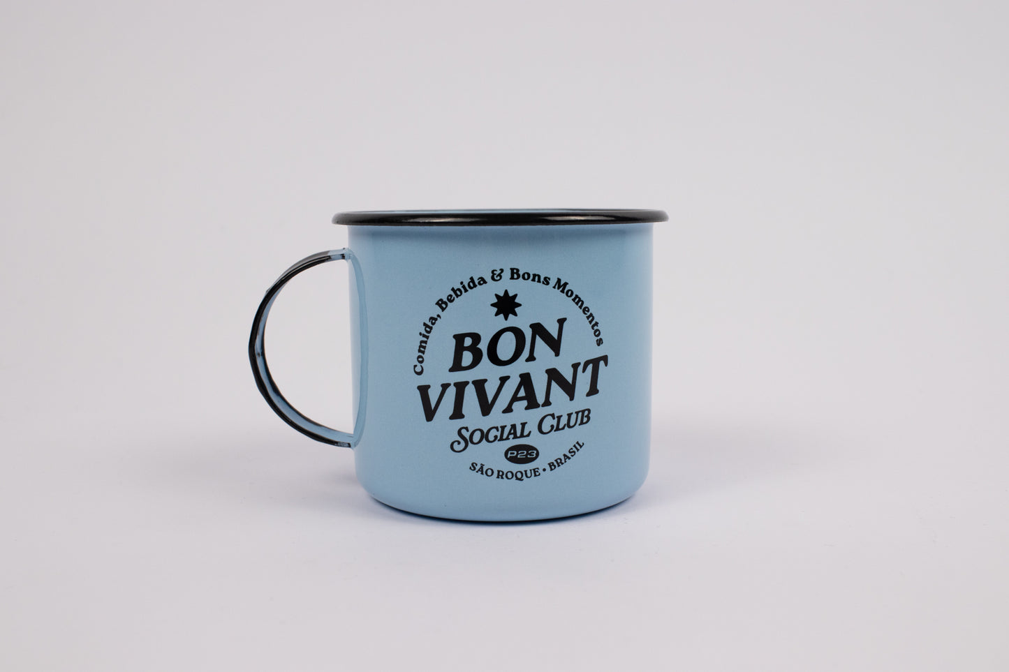 Caneca Esmaltada Bon Vivant