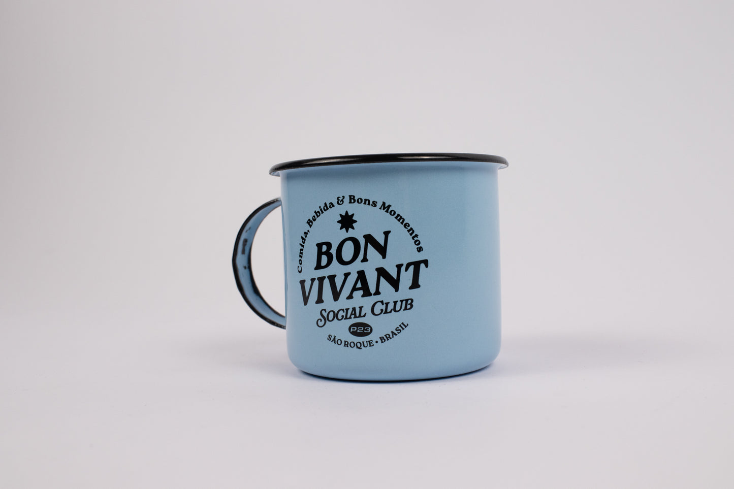 Caneca Esmaltada Bon Vivant