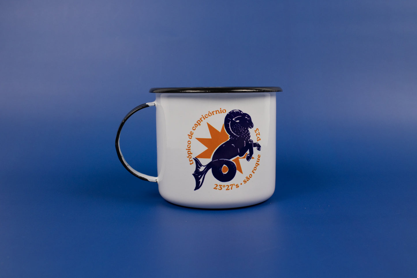 Caneca Esmaltada Trópico de Capricórnio